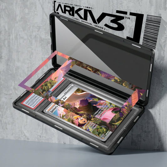 ARKIV3 PSA graded exploded mockup