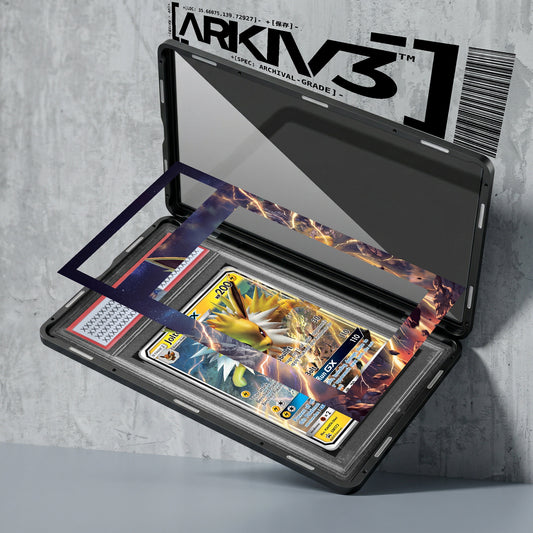 ARKIV3 PSA graded exploded mockup