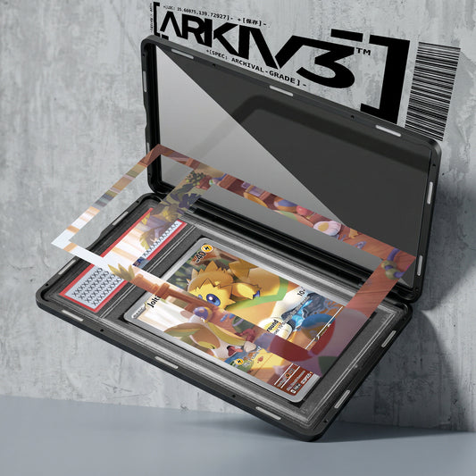 ARKIV3 PSA graded exploded mockup