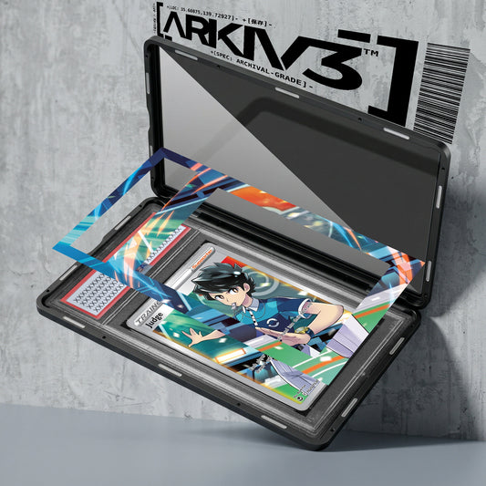 ARKIV3 PSA graded exploded mockup