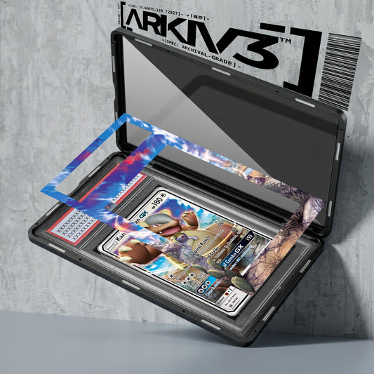 ARKIV3 PSA graded exploded mockup