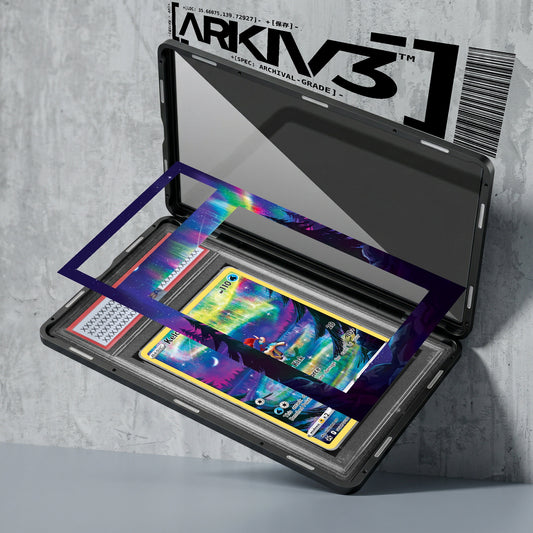 ARKIV3 PSA graded exploded mockup