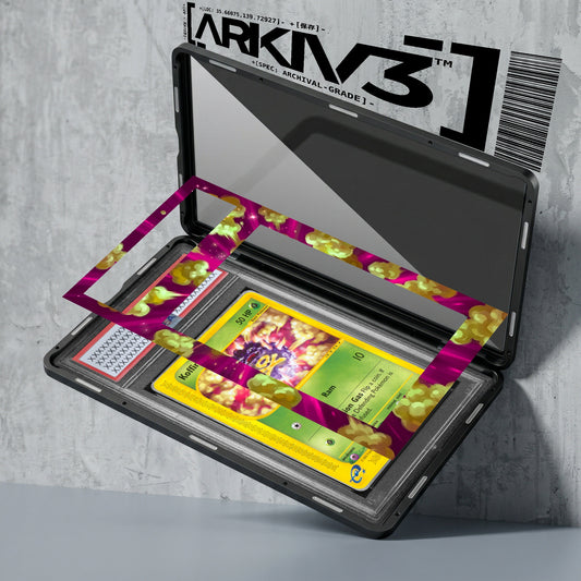 ARKIV3 PSA graded exploded mockup