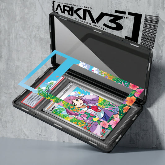 ARKIV3 PSA graded exploded mockup