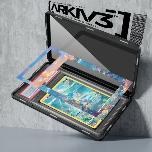 ARKIV3 PSA graded exploded mockup