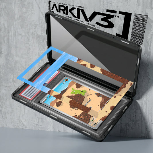 ARKIV3 PSA graded exploded mockup