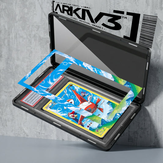 ARKIV3 PSA graded exploded mockup