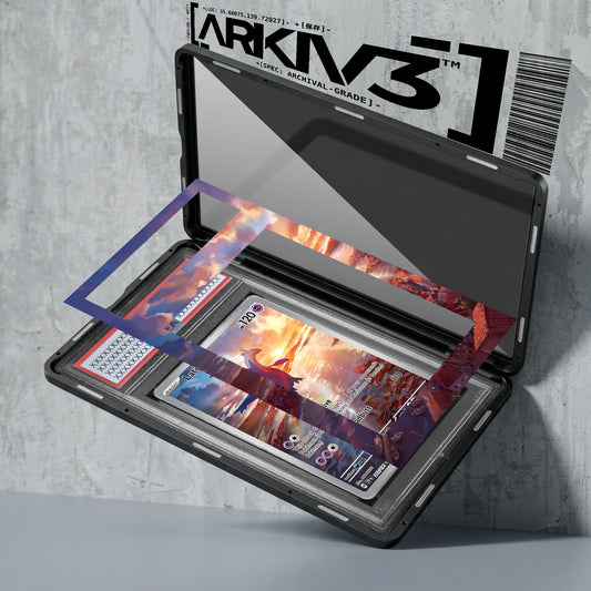 ARKIV3 PSA graded exploded mockup