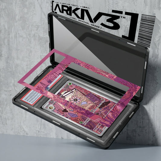 ARKIV3 PSA graded exploded mockup