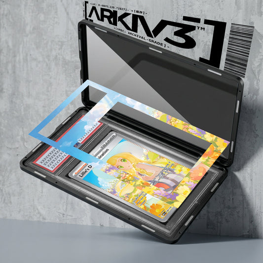 ARKIV3 PSA graded exploded mockup