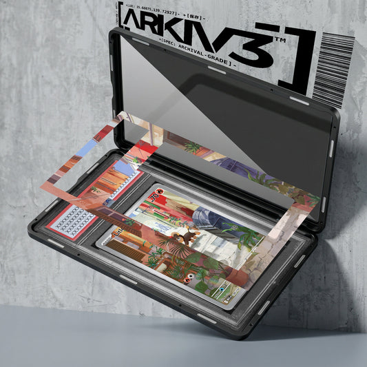 ARKIV3 PSA graded exploded mockup