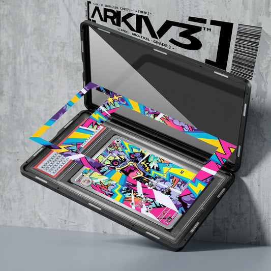 ARKIV3 PSA graded exploded mockup