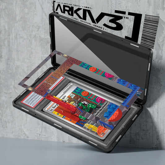 ARKIV3 PSA graded exploded mockup