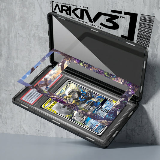 ARKIV3 PSA graded exploded mockup