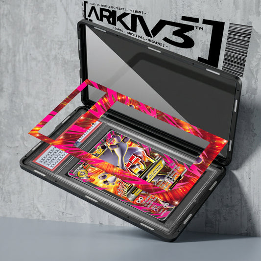 ARKIV3 PSA graded exploded mockup