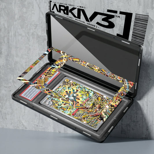 ARKIV3 PSA graded exploded mockup