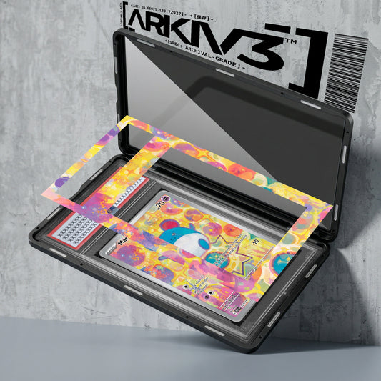 ARKIV3 PSA graded exploded mockup