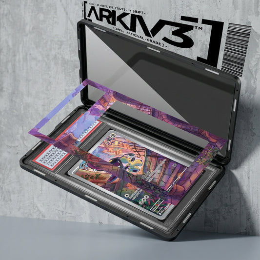 ARKIV3 PSA graded exploded mockup