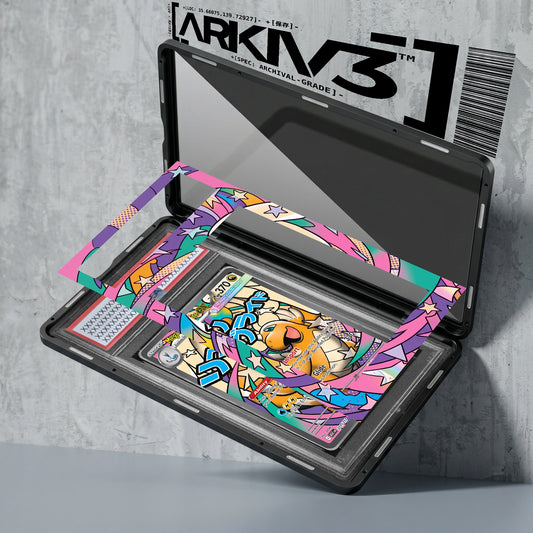 ARKIV3 PSA graded exploded mockup