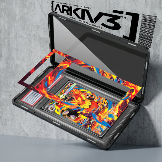 ARKIV3 PSA graded exploded mockup