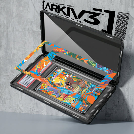 ARKIV3 PSA graded exploded mockup