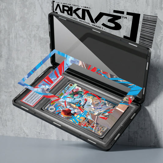 ARKIV3 PSA graded exploded mockup
