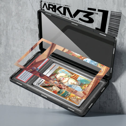 ARKIV3 PSA graded exploded mockup