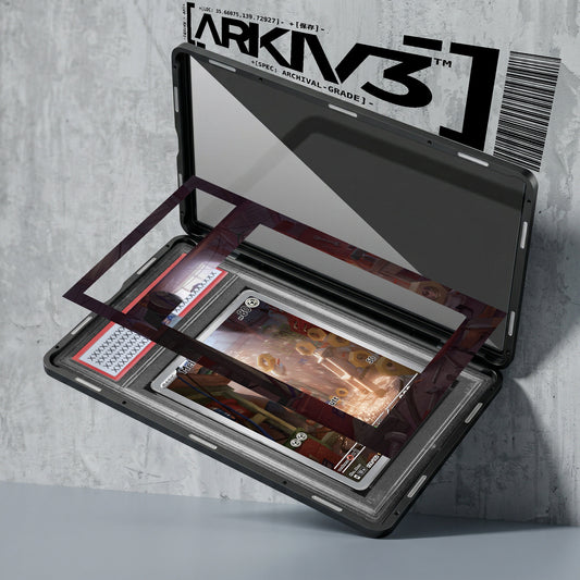 ARKIV3 PSA graded exploded mockup