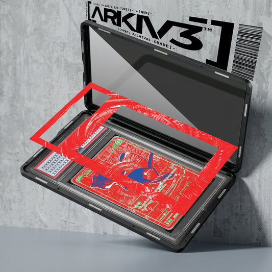 ARKIV3 PSA graded exploded mockup