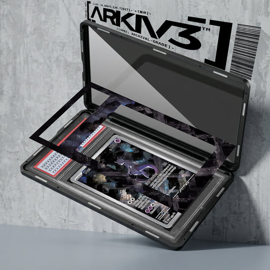 ARKIV3 PSA graded exploded mockup
