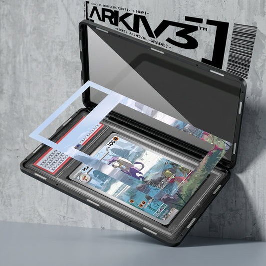 ARKIV3 PSA graded exploded mockup