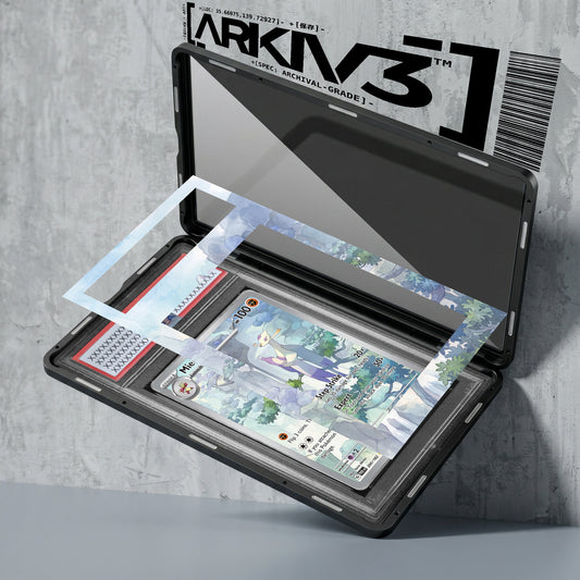 ARKIV3 PSA graded exploded mockup