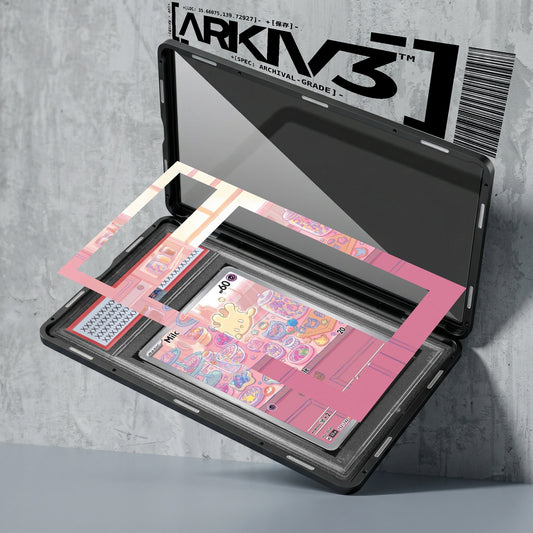 ARKIV3 PSA graded exploded mockup