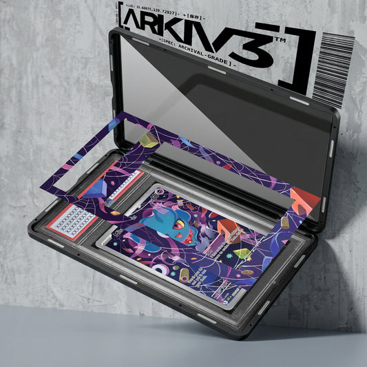 ARKIV3 PSA graded exploded mockup