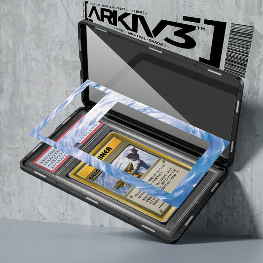 ARKIV3 PSA graded exploded mockup