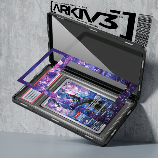 ARKIV3 PSA graded exploded mockup