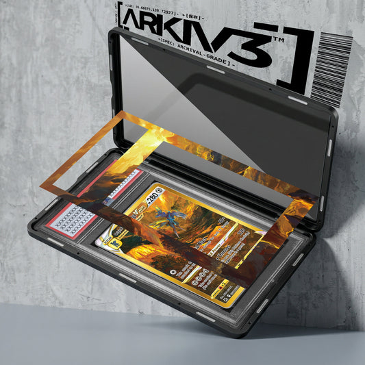 ARKIV3 PSA graded exploded mockup