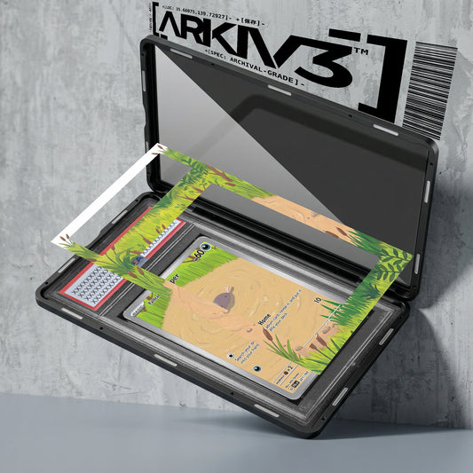 ARKIV3 PSA graded exploded mockup