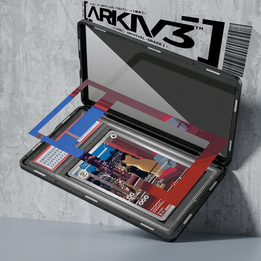 ARKIV3 PSA graded exploded mockup
