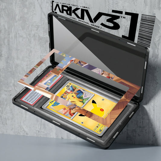 ARKIV3 PSA graded exploded mockup