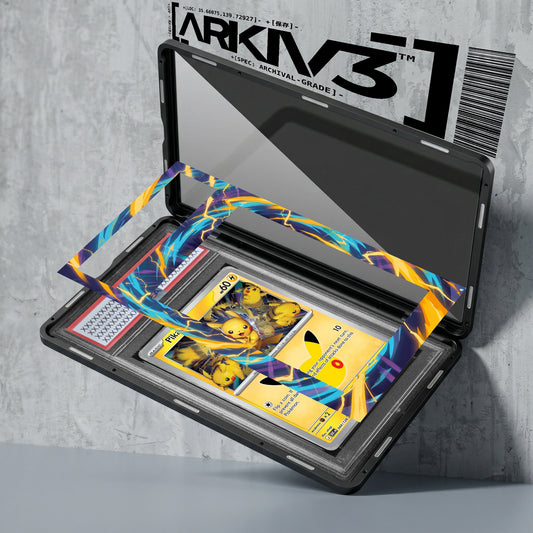 ARKIV3 PSA graded exploded mockup