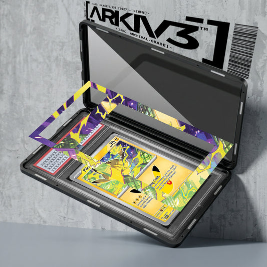 ARKIV3 PSA graded exploded mockup