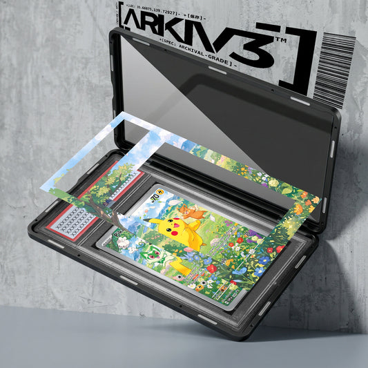 ARKIV3 PSA graded exploded mockup