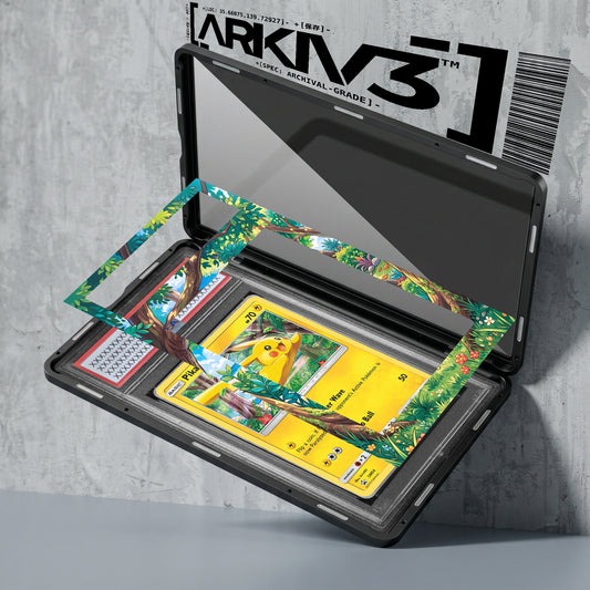 ARKIV3 PSA graded exploded mockup