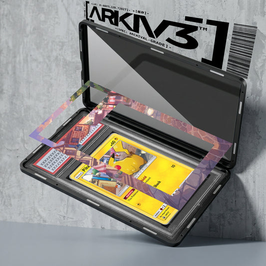 ARKIV3 PSA graded exploded mockup