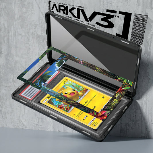 ARKIV3 PSA graded exploded mockup