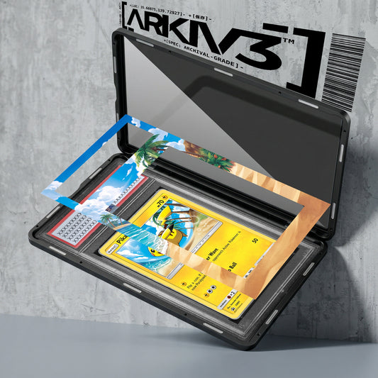 ARKIV3 PSA graded exploded mockup