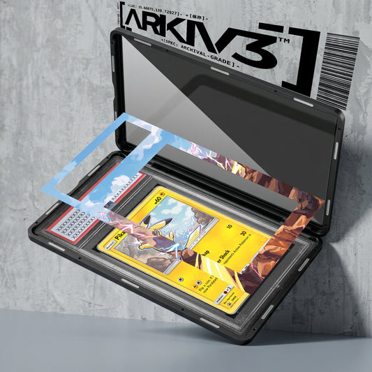 ARKIV3 PSA graded exploded mockup