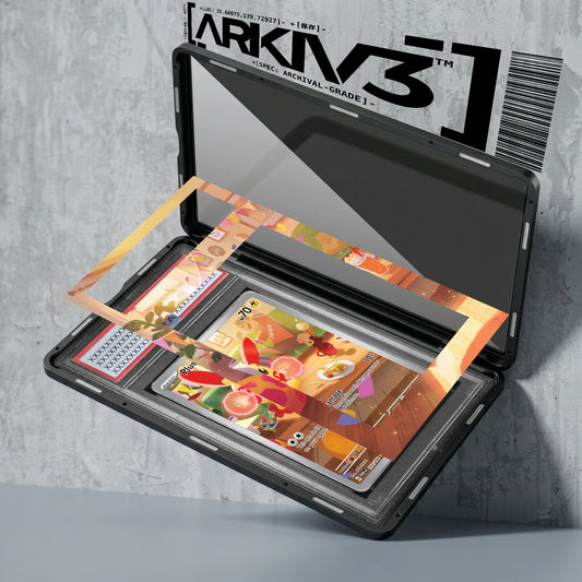 ARKIV3 PSA graded exploded mockup