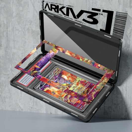 ARKIV3 PSA graded exploded mockup